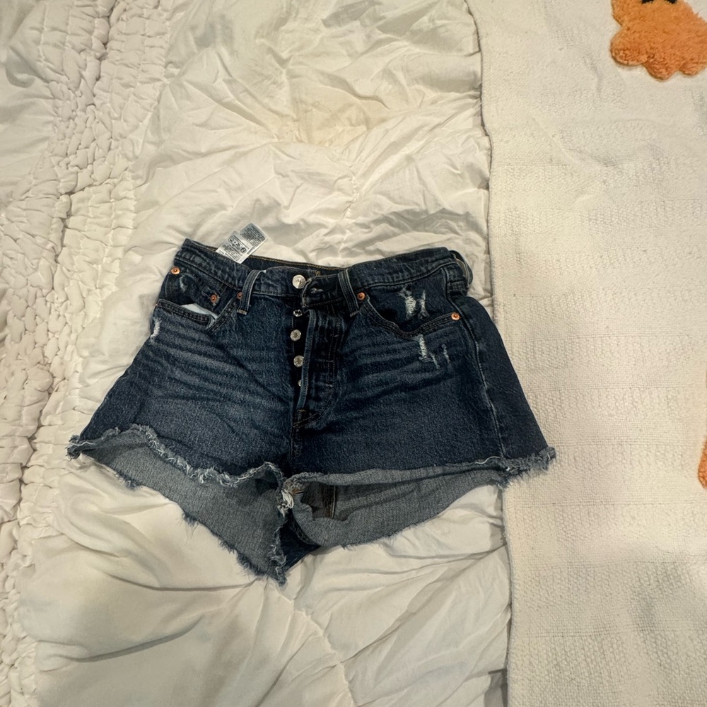 Signature by Levi Strauss Dark Blue Jean Shorts